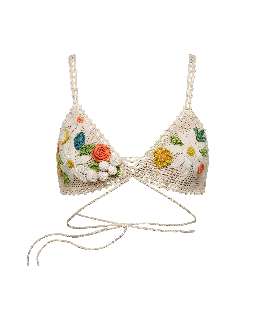 Daisy Fields Tie-Back Top