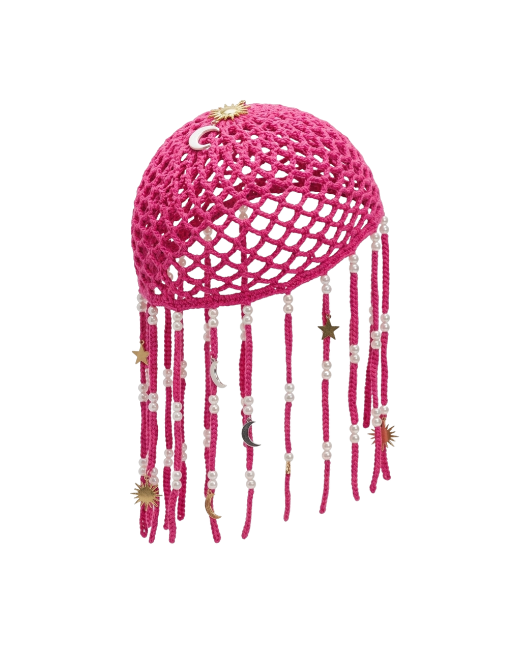 Pink Mirage Head Veil