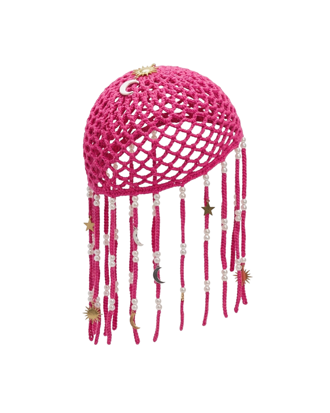 Pink Mirage Head Veil