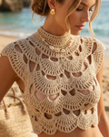 Nerina Crochet Crop